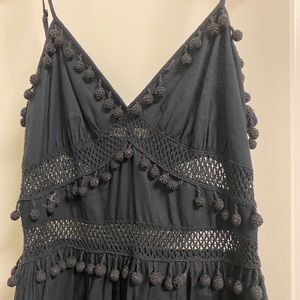 Susana Monaco black long maxi dress size 2